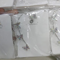 Stylish Butterfly Ear Crawler Cuff Earrings For Women And Girls